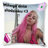 Vankúš - FULLPRINT PRODEJ Vankúš (VANKÚŠ MLADÁ LEOSIA 2-STRANNÁ TLAČ S QR KÓDOM)