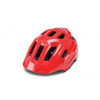 Prilba CUBE LINOK glossy red