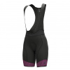 ALÉ Cycling Clothing ALÉ PR-S Master 2.0 W bibshort, Black/ Fluo pink Veľkosť: S Dámske cyklo nohavice s trakmi