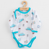Dojčenské body celorozopínacie New Baby Classic II cars, veľ. 56 (0-3m)
