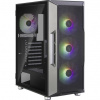 Zalman skříň I3 Neo / middle tower / ATX / 4x120 RGB / 2xUSB 3.0 / 1xUSB 2.0 / prosklená bočnice / černý i3 Neo Black