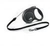 Flexi Black Design lanko čierne S 5 m do 12 kg