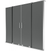 Mexen Velar L Duo, 2-krídlová posuvná vaňová zástena 170 x 150 cm, 8mm šedé sklo, chrómová, 896-170-003-42-01