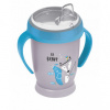 LOVI hrnček 360 Junior 250 ml s úchytmi Indian modrý