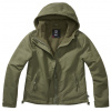 Brandit Windbreaker Frontzip dámska bunda, olivová - 5XL