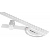 Pravítko Strend Pro FSC-02, 550 mm, multifunkčné, s uhlomerom, Alu