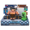 Figúrka Minecraft Legends 8 cm 2 ks – Creeper vs. Piglin Bruiser GYR98