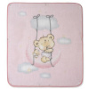 INTERBABY | Deka MEDVEDÍK 80X90 - RUŽOVÁ