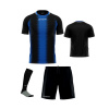 Futbalová sada Givova Kit Stripe pre celé mužstvo, od 12 ks, čierna/ modrá počet ks v sade: 12 hráčskych setov