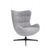 Avida Design Otočné kreslo Velo, sivé