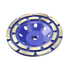 Kotouč diamantový hrnkový brusný dvouřadý, 125x5mmxM14 GEKO