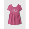 GAP Baby šaty s logom Ružová 2YRS