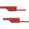 Schützinger VSFK 8700 / 1 / 50 / RT bezpečnostné meracie káble [4 mm zástrčka - 4 mm zástrčka] 50.00 cm červená 1 ks; VSFK 8700 / 1 / 50 / RT