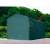 Pártystany-Jičín s.r.o. Náhradná strešná plachta Mobilné garáže PVC 720HD - 4x8m - OKAP VÝŠKA 3,3m Farba: Zelená