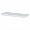 Autronic Polička nástěnná 60 cm, MDF, barva bílá, baleno v ochranné fólii P-024 WT