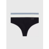 Dámske tangá 3Pack 000QD3558E NP0 Multicolour - Calvin Klein S