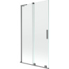 Mexen Velar L sprchová zástena 2-dverová posuvná 100 x 150 cm, transparentná, gun metal - 896-100-003-01-95