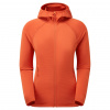 Montane mikina Protium Lite Hoodie zip - dámská - červená Velikost: M