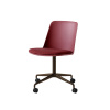 &Tradition Kancelárska stolička Rely HW22, bronzed/red brown/Canvas 576