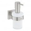 Dávkovač tekutého mydla Grohe Start Cube, Supersteel 41098DC0