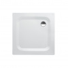Laufen PLATINA oceľová sprchová vanička 100x100x2,5cm, s protihluk. podložkami, biela H2150040000401