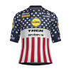 SANTINI Cyklistický dres s krátkym rukávom - LIDL TREK 2026 NATIONAL CHAMPION US M