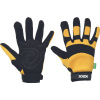 Kixx BRICK Pracovné rukavice žltá/čierna 10/XL