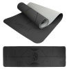 Podložka LIFEFIT YOGA MAT LOTOS DUO, 183x58x0,6cm, čierna