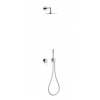Keuco IXMO Sprchový set s batériou pod omietku, priemer 25 cm, chróm 59603010001