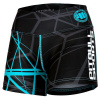 PitBull West Coast - dámské kompresní fitness šortky PB RAY modré S