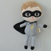 Mini handrová bábika Metoo Super Boy - sivá, 22cm Metoo