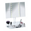 Wenko Fanano LED make up zrkadlo s organizérom