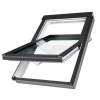 Strešné okno FAKRO 78x118 3-sklo (RAL 7016) (PTP-V U4 )
