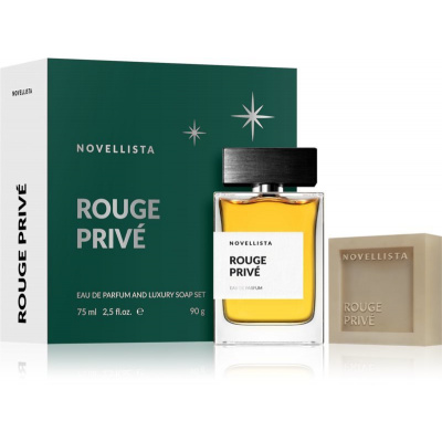 Novellista Rouge Prive SET: Parfumovaná voda 75ml + Tuhé mydlo 90g pre ženy