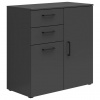 Carryhome KOMODA, grafitová, 80/83/40 cm - Predsieňové programy - 002427022226