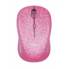 Trust Yvi FX Wireless Mouse bezdrôtová ružová myš, bezdrôtová, bezdrôtová, podsvietená, optická Trust