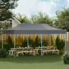zahrada-XL Skladací párty stan 3x6 m antracitový 44967