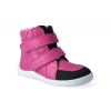 Barefoot dětské zimní boty Baby Bare - Febo Winter Fuchsia Asfaltico růžové