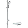 Hansgrohe 27039400 Raindance Select E 120 sprchová súprava s termostatom, tyč 90 cm, biela / chróm