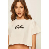 Plážový top KW0KW01006-YCD biela - Calvin Klein S bílá