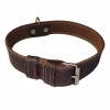 Palkar Obojok z kože hladenice pre psov 60 cm × 30 mm hnedý