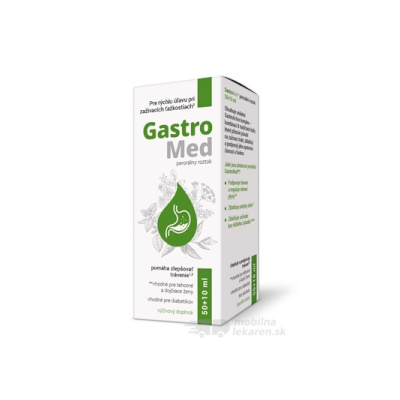 GastroMed perorálny roztok 50+10 (60 ml)