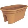 elho Kvetináč flower bridge green basics 55 cm - mild clay red