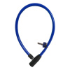 zámek HOOP4, OXFORD (délka 600 mm, průměr lanka 12 mm, modrý) C005-0012