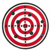 Patch Target 3D - červený