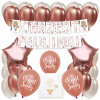 Balóny na párty - Krst Kit Balloons Rose zlaté Garland (Balóny na párty - Krst Kit Balloons Rose zlaté Garland)