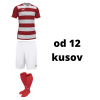 Futbalová sada Joma Europa IV pre mužstvo, od 12 kusov, ?ervená / biela počet ks v sade: 25 hráčskych setov