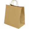 Sada 10 ks PAPIEROVÁ TAŠKA 32x16x41cm HNEDÁ skrútené ucho na DARČEK