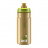 Cyklistická fľaša Elite Jet Green 22' hnedé/biele logo 550ml