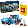 LEGO Harry Potter 76424 Ford Anglia Lietajúce auto (LEGO HARRY POTTER 76424 FLYING FORD ANGLICKO NOVÉ BLOKY NA DARČEK + TAŠKA)
